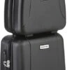 CarryOn Skyhopper Handbagage En Beautycase - 55cm TSA Trolley En Make-up Koffer - Zwart -Bagage Kortingen Winkel 434x1200 3