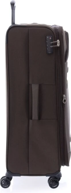 Gladiator Siroco L Grote Koffer 78 Cm - 115 Liter - Expandable - TSA Slot - Bruin -Bagage Kortingen Winkel 444x1200 3
