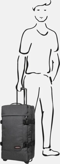 Eastpak TRANVERZ M Reiskoffer (67 X 35.5 X 30 Cm) - Black Denim 23 Eastpak TRANVERZ M Reiskoffer (67 X 35.5 X 30 Cm) - Black Denim -Bagage Kortingen Winkel 444x1200 4