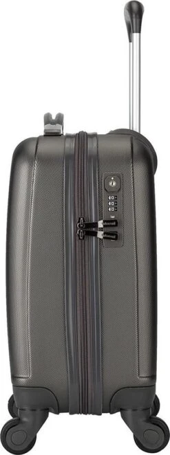 Decent Handbagage Koffer / Trolley / Reiskoffer - 42 Cm - 24 Liter - ABS - Maxi Air - Grijs -Bagage Kortingen Winkel 448x1200 1