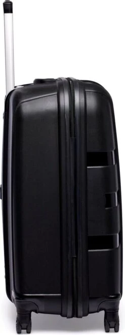 ©TROLLEYZ - Paris No.5 - Reiskoffer - 78cm Met TSA Slot - Dubbele Wielen - 360° Spinners - 100% Polypropyleen - Reiskoffer In Piano Black -Bagage Kortingen Winkel 449x1200 2