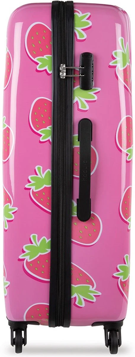 BHPPY - Sweet Strawberry - Reiskoffer (76 Cm) 4 BHPPY - Sweet Strawberry - Reiskoffer (76 Cm) - Afbeelding 2