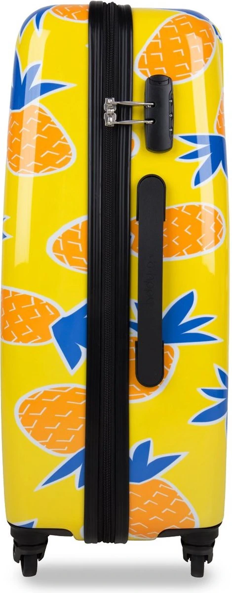 BHPPY Reiskoffer - 65 Cm - Home Sweet Pineapple 11 BHPPY Reiskoffer - 65 Cm - Home Sweet Pineapple - Afbeelding 9