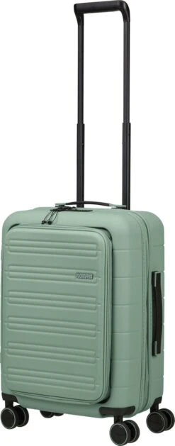 American Tourister Reiskoffer Met Laptopvak - Novastream Spinner 55/20 Tsa (Handbagage) Nomad Green 19 American Tourister Reiskoffer Met Laptopvak - Novastream Spinner 55/20 Tsa (Handbagage) Nomad Green -Bagage Kortingen Winkel 471x1200 8