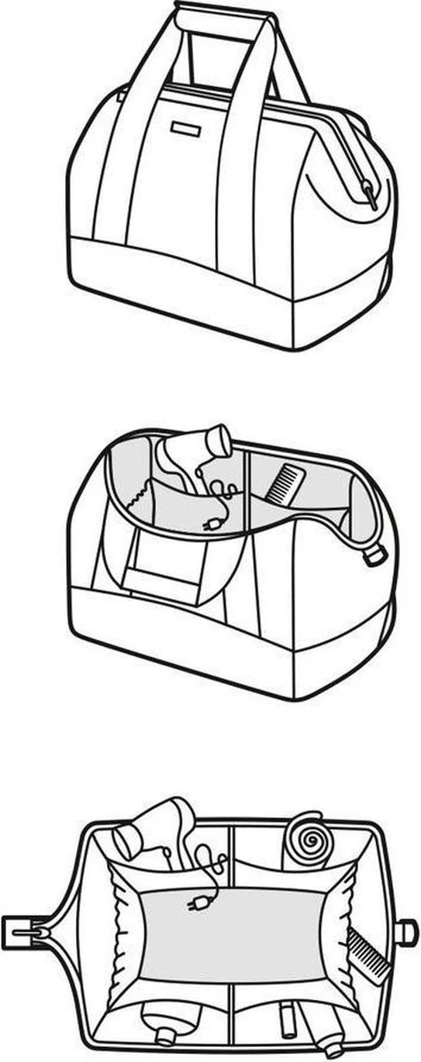 Reisenthel Allrounder M Reistas Sporttas - Maat M - 18L - Zwart 8 Reisenthel Allrounder M Reistas Sporttas - Maat M - 18L - Zwart - Afbeelding 6
