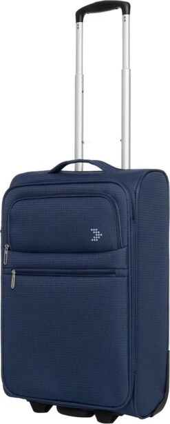 Travelbags Handbagage Zachte Koffer / Trolley / Reiskoffer - The Base - 55 Cm - Blauw -Bagage Kortingen Winkel 482x1200 2