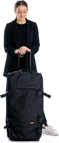 Eastpak TRANVERZ L Reiskoffer (79 X 40 X 33 Cm) - Black -Bagage Kortingen Winkel 493x1200 5