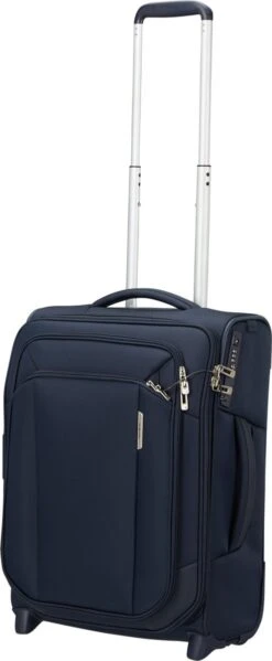 Samsonite Reiskoffer - Respark Upright 55/20 Exp (Handbagage) Midnight Blue -Bagage Kortingen Winkel 495x1200 2