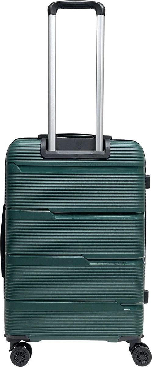 Benzi Izeda Middelgrote Koffer - 65 Cm - 65 Liter - Groen 5 Benzi Izeda Middelgrote Koffer - 65 Cm - 65 Liter - Groen - Afbeelding 3