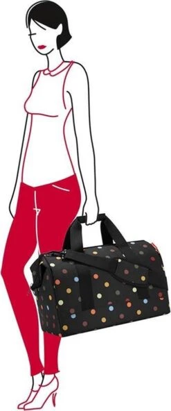 Reisenthel Allrounder L Reistas Sporttas - Maat L - 30L - Dots Zwart -Bagage Kortingen Winkel 501x1200 5
