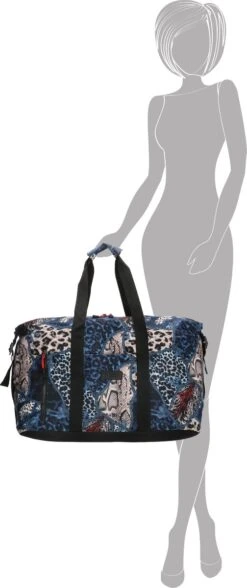 Enrico Benetti Safari Weekend Tas Ruime Sporttas Reistas Dierenprint -Bagage Kortingen Winkel 504x1200 12