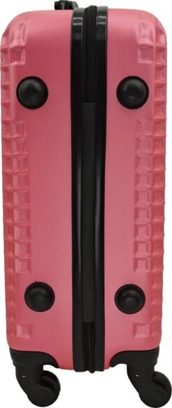 SB Travelbags Handbagage Koffer 55cm 4 Wielen Trolley - Roze 13 SB Travelbags Handbagage Koffer 55cm 4 Wielen Trolley - Roze -Bagage Kortingen Winkel 508x1200 5