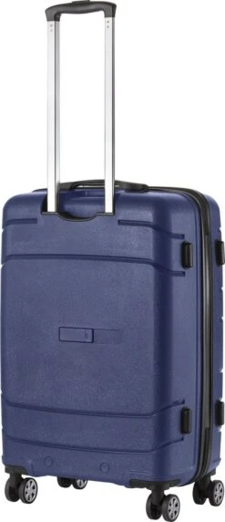 TravelZ Big Bars Reiskoffer 68 Cm Met Dubbele Wielen - Trolley Koffer Met TSA-slot - Blauw -Bagage Kortingen Winkel 518x1200 6