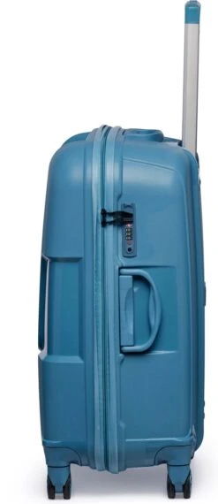 ©TROLLEYZ - Venice No.10 - Reiskoffer - 69cm Met TSA Slot - Dubbele Wielen - 360° Spinners - 100% Polypropyleen - Reiskoffer In Ice Blue -Bagage Kortingen Winkel 520x1200 5