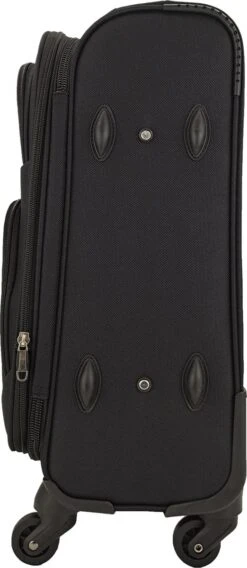 SB Travelbags Bagage Stoffen Koffer 75cm 4 Wielen Trolley - Zwart -Bagage Kortingen Winkel 522x1200 6