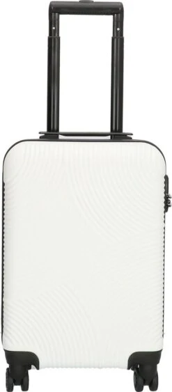 Enrico Benetti Louisville 39040 Handbagage Koffer Hardcase ABS - Wit