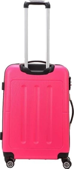 Decent Handbagage Koffer / Trolley / Reiskoffer - 50 Cm - 32 Liter - ABS - Neon-Fix - Roze 40 Decent Handbagage Koffer / Trolley / Reiskoffer - 50 Cm - 32 Liter - ABS - Neon-Fix - Roze -Bagage Kortingen Winkel 527x1200