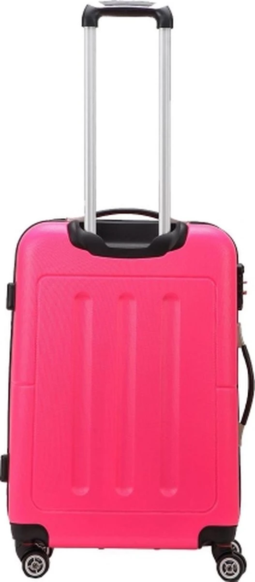 Decent Handbagage Koffer / Trolley / Reiskoffer - 50 Cm - 32 Liter - ABS - Neon-Fix - Roze 21 Decent Handbagage Koffer / Trolley / Reiskoffer - 50 Cm - 32 Liter - ABS - Neon-Fix - Roze - Afbeelding 19