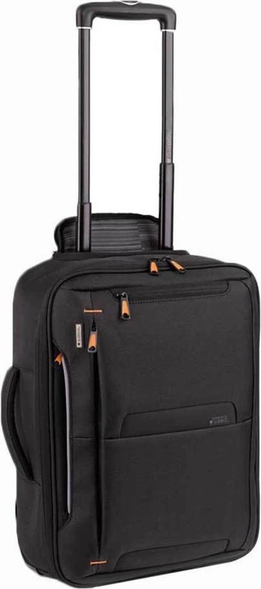 Gabol - Piloto Roma - Handbagage Laptop Rugzaktrolley - Zwart 3 Gabol - Piloto Roma - Handbagage Laptop Rugzaktrolley - Zwart