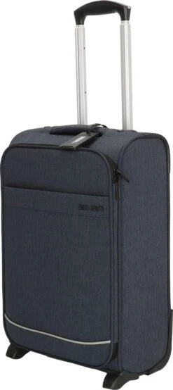 Enrico Benetti Dallas 39042 Handbagage Koffer Softcase - Grijs -Bagage Kortingen Winkel 535x1200