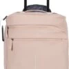 New Rebels® Harper Reistas / Weekendtas Geschikt Voor Handbagage - Waterafstotend Polyutheraan - Trolley Met Wielen En Reflectiedetails - Oud Roze - 29L