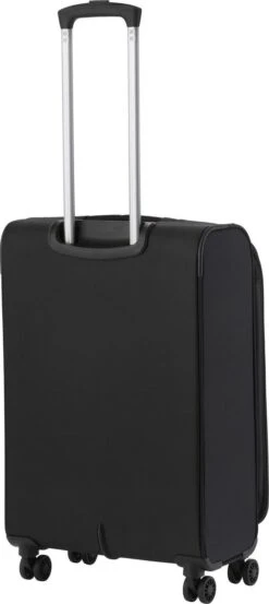 Travelz Softspinner TSA Reiskoffer 67cm - Zachte Reiskoffer Met Expander - Zwart -Bagage Kortingen Winkel 536x1200 4