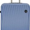 SB Travelbags Bagage Koffer 65cm 4 Wielen Trolley - Blauw