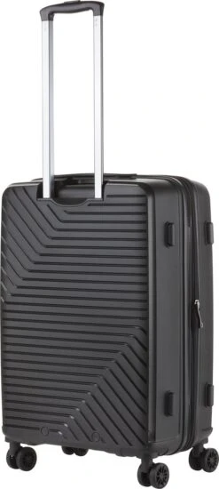 CarryOn Transport TSA Reiskoffer - Trolley 67cm Met Expander - OKOBAN - YKK Ritsen - Dubbele Wielen - Zwart -Bagage Kortingen Winkel 539x1200 4