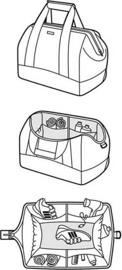 Reisenthel Allrounder L Reistas Sporttas - Maat L - 30L - Dots Zwart -Bagage Kortingen Winkel 541x1200 3