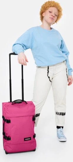 Eastpak TRANVERZ S Reiskoffer, Handbagage (51 X 32.5 X 23 Cm) - Pink Escape 11 Eastpak TRANVERZ S Reiskoffer, Handbagage (51 X 32.5 X 23 Cm) - Pink Escape -Bagage Kortingen Winkel 545x1200
