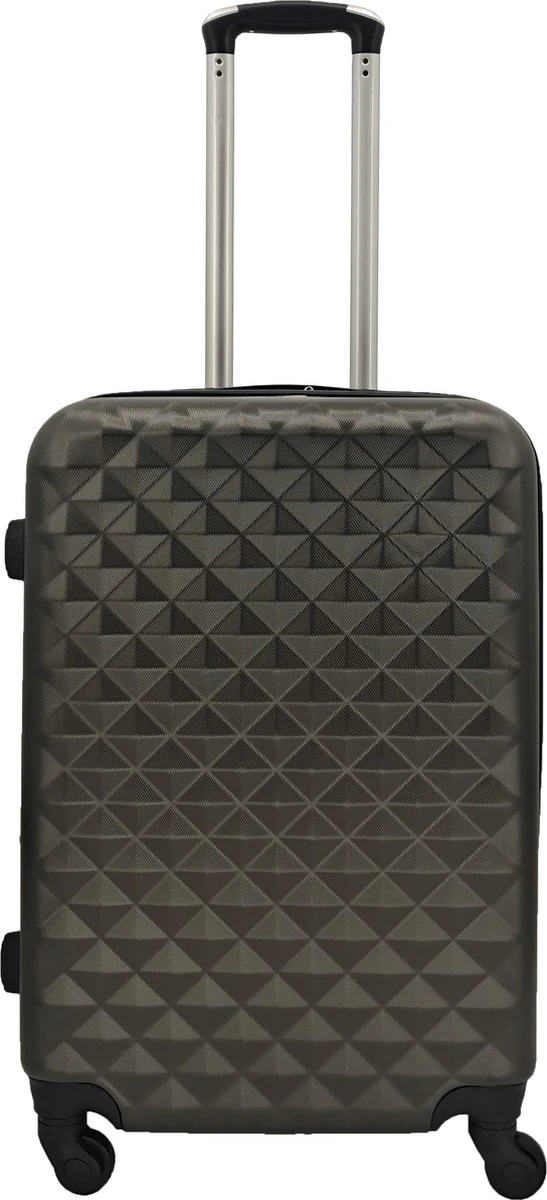 SB Travelbags 'Expandable' Bagage Koffer 65cm- Donker Grijs 3 SB Travelbags 'Expandable' Bagage Koffer 65cm- Donker Grijs