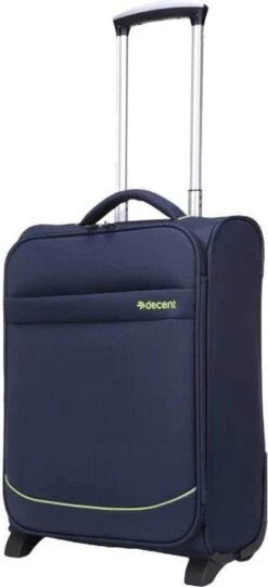 Decent Handbagage Koffer / Trolley / Reiskoffer - 50 Cm - 35 Liter - Polyester - Super-Light - Blauw -Bagage Kortingen Winkel 548x1200 2