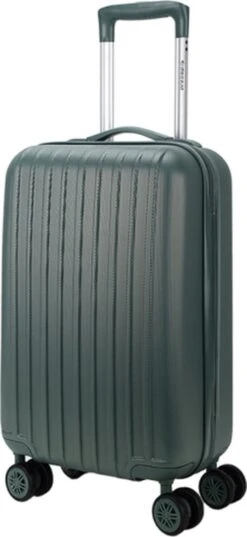 Decent Handbagage Koffer / Trolley / Reiskoffer - 55 Cm - 38 Liter - ABS - Tranporto - Groen -Bagage Kortingen Winkel 552x1200 1