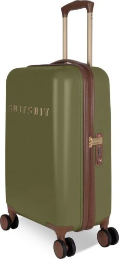 SUITSUIT - Fab Seventies - Martini Olive - Handbagage (55 Cm) -Bagage Kortingen Winkel 554x1200 3