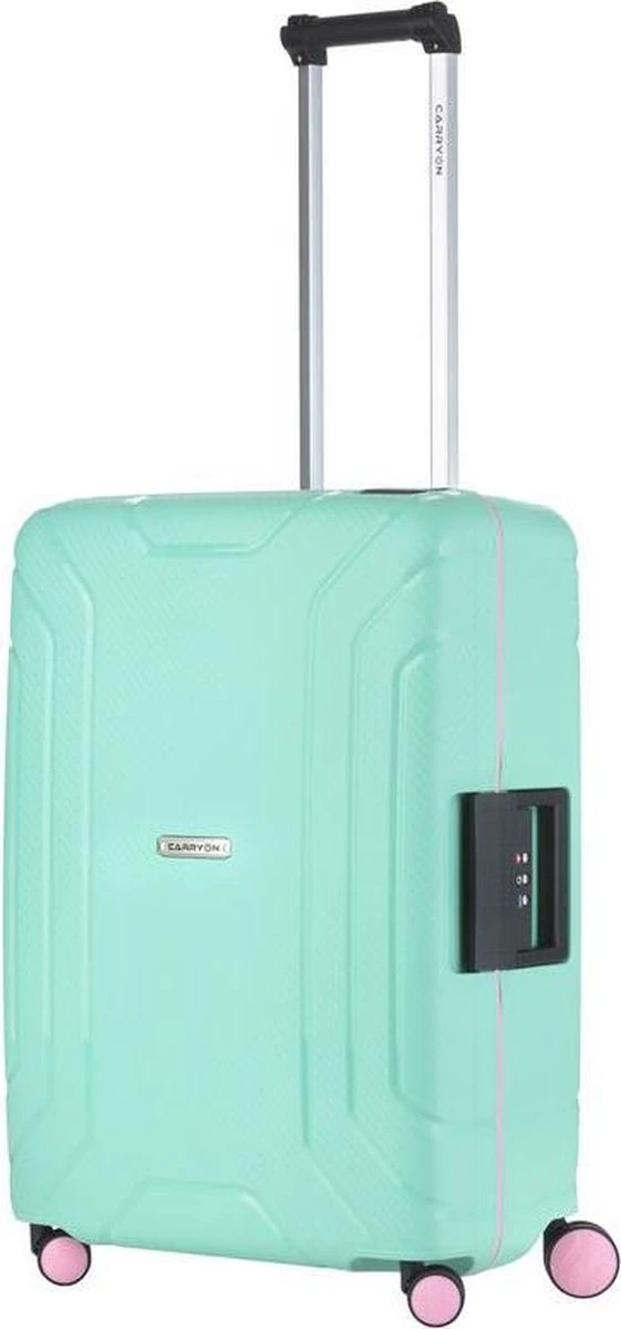 CarryOn Steward TSA Reiskoffer - 75cm Trolley Met Kliksloten - Dubbele Wielen - Mint 3 CarryOn Steward TSA Reiskoffer - 75cm Trolley Met Kliksloten - Dubbele Wielen - Mint