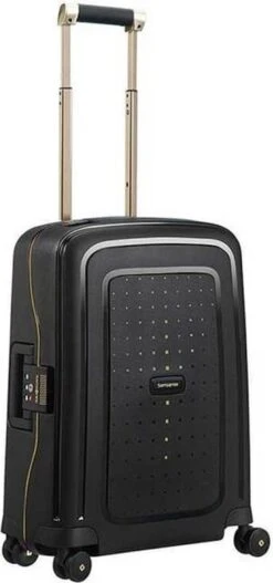 Samsonite Reiskoffer - S'Cure Dlx Spinner 55/20 (Handbagage) Black/Gold Deluscious 25 Samsonite Reiskoffer - S'Cure Dlx Spinner 55/20 (Handbagage) Black/Gold Deluscious -Bagage Kortingen Winkel 562x1200 2