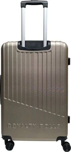 Royalty Rolls Amsterdam L Reiskoffer 74 Cm - 81 Liter - Champagne -Bagage Kortingen Winkel 562x1200 5