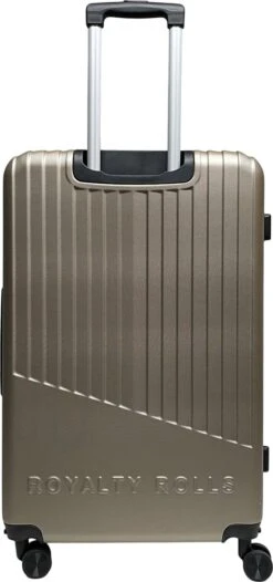 Royalty Rolls Amsterdam XL Reiskoffer 78 Cm - 98 Liter - Champagne -Bagage Kortingen Winkel 564x1200 2