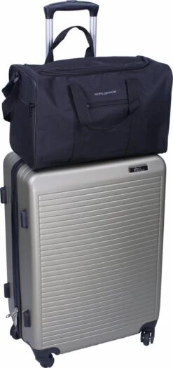 Handbagage Ryanair 40x25x20 - Met Smart Sleeve Voor Op Een Koffer - Onix Black -Bagage Kortingen Winkel 565x1200 16