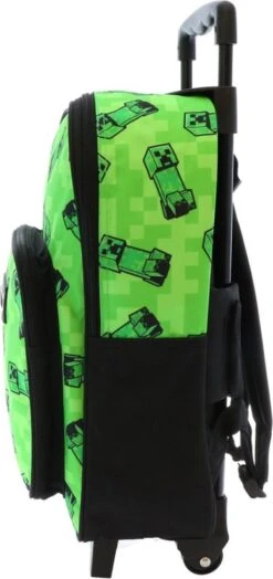 Minecraft Jongens Trolley 29x15x38 Groen -Bagage Kortingen Winkel 566x1200 4