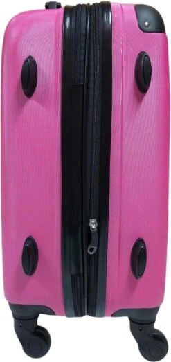 SB Travelbags 'Expandable' Handbagage Koffer 53cm 4 Wielen Trolley - Roze 16 SB Travelbags 'Expandable' Handbagage Koffer 53cm 4 Wielen Trolley - Roze -Bagage Kortingen Winkel 567x1200 1