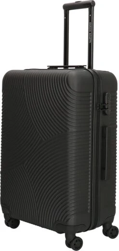 Enrico Benetti Koffer / Trolley / Reiskoffer - 65 X 41 X 25 Cm - 66 Liter - ABS - Maat M - Louisville - Zwart -Bagage Kortingen Winkel 571x1200 10