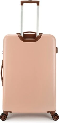 Decent Retro Koffer Groot 76 Cm Pink -Bagage Kortingen Winkel 576x1200 12
