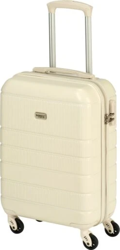 Princess Traveller Florence - Handbagagekoffer Met Strap - Crème - S - 55cm -Bagage Kortingen Winkel 576x1200 4