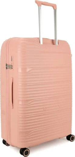 Decent EXPLORER PP Trolley 77 Cm - 106 Liter - TSA Slot - Pink -Bagage Kortingen Winkel 578x1200 10