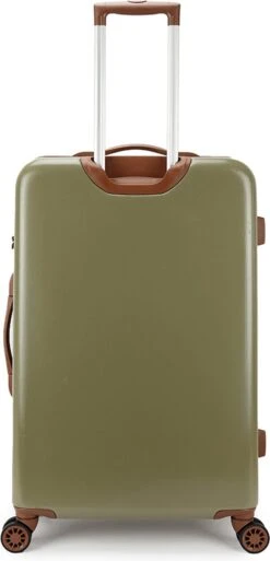 Decent Retro Koffer Groot 76 Cm Dark Green -Bagage Kortingen Winkel 578x1200 9