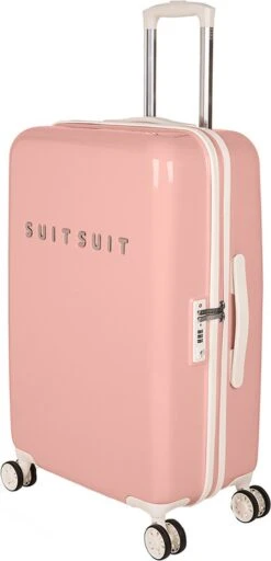 SUITSUIT - Fabulous Fifties - Papaya Peach - Reiskoffer (66 Cm) -Bagage Kortingen Winkel 579x1200 1