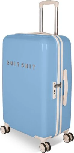 SUITSUIT - Fabulous Fifties - Alaska Blue - Reiskoffer (66 Cm) -Bagage Kortingen Winkel 581x1200 5