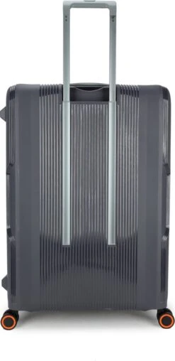 Decent Koffer / Trolley / Reiskoffer - 77 X 54.5 X 31.5 Cm - 116 Liter - Polypropyleen - Maat XL - On-Tour - Grijs -Bagage Kortingen Winkel 583x1200 10