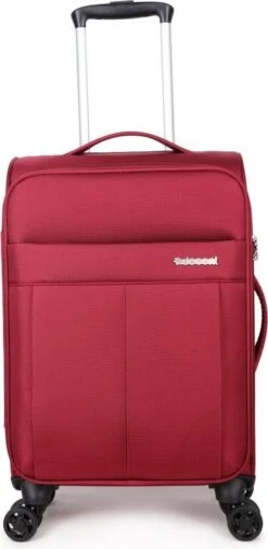 Decent D-Upright Handbagage Koffer - 55 Cm - TSA Slot - Bordeaux Rood -Bagage Kortingen Winkel 587x1200 1